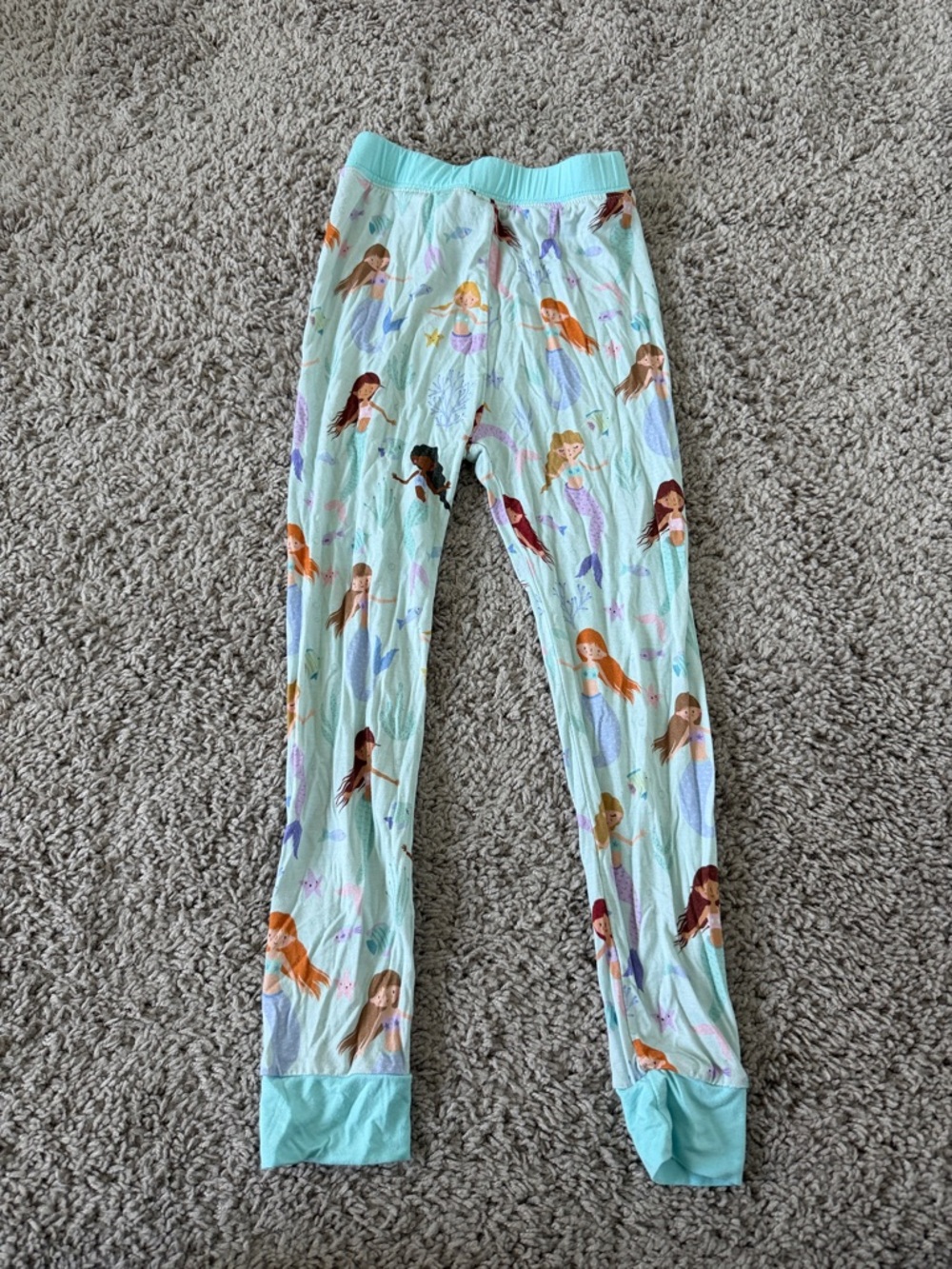 The Cozy Munchkin Blue Mermaid Bamboo Pajama Pants